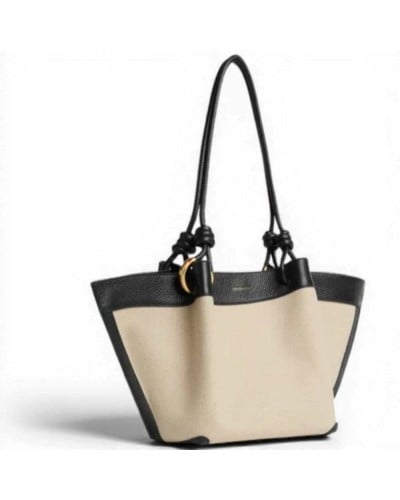 Coccinelle Finn Handbag Women Natural Canvas and