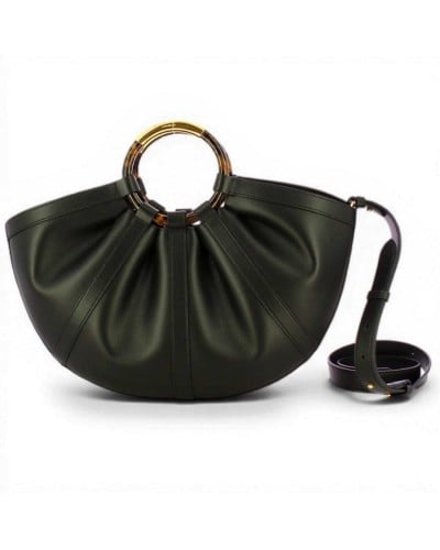 Coccinelle Shell Handbag Women Black Smooth