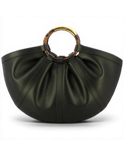 Coccinelle Shell Handbag Women Black Smooth