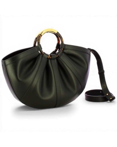 Coccinelle Shell Handbag Women Black Smooth