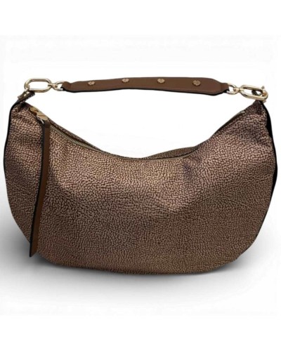 BORBONESE Hobo-Tasche M. Beige/Braun | PoppinsBags