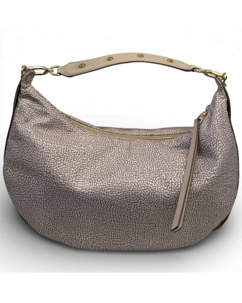 Borsa Hobo M. BORBONESE Sabbia | PoppinsBags