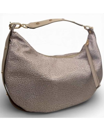 Borsa Hobo M. BORBONESE Sabbia | PoppinsBags