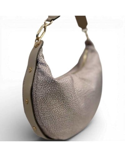 Borsa Hobo M. BORBONESE Sabbia | PoppinsBags