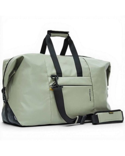 Mandarina Duck Eco Coated Duffle Bag Women Mud