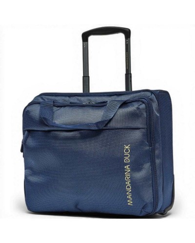 Mandarina Duck Zephyr Rolling Tote Women Dress Blue
