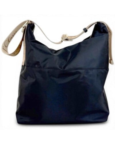 Alviero Martini 1 Classe Breeze Nylon Hobo Bag Women Black