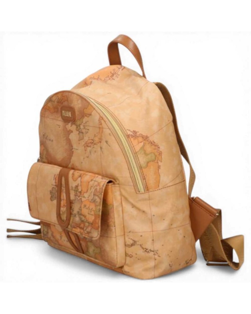 Alviero Martini 1 Classe Soft Petals Backpack Women Tabacco Leather