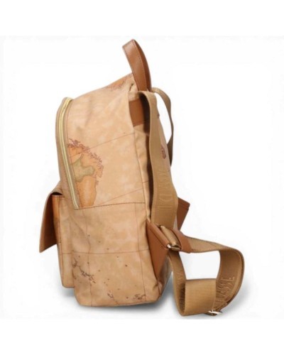 Alviero Martini 1 Classe Soft Petals Backpack Women Tabacco Leather