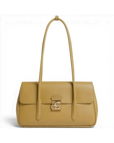 Coccinelle Borsa a mano C-Me Lock Bag Donna Seagrass in