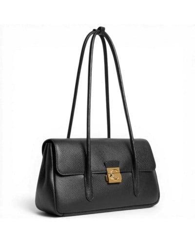 Coccinelle Borsa a spalla C-Me Lock Large Donna Noir in