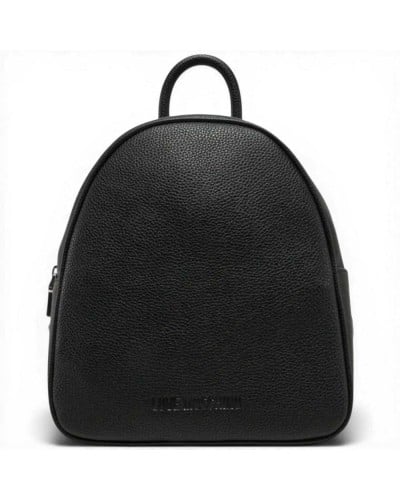Love Moschino Grs Backpack Women Black and Silver