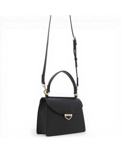 Love Moschino Bolso de mano Logo Zip Mujer Negro en Piel