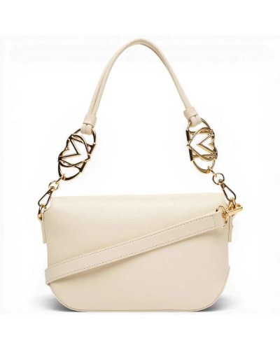 Love Moschino Logo Pearl Schultertasche Damen Elfenbein aus