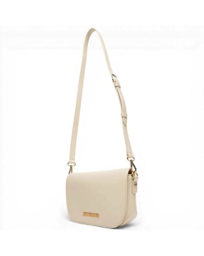 Love Moschino Logo Pearl Schultertasche Damen Elfenbein aus