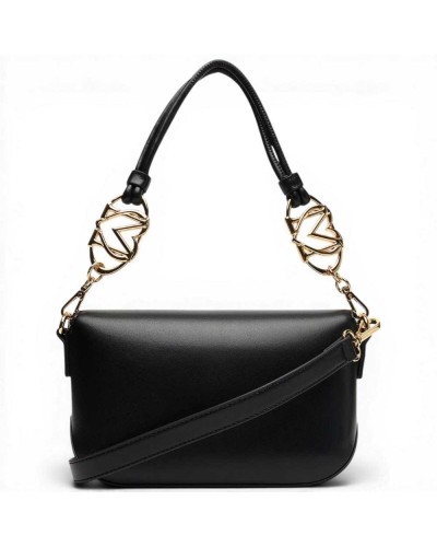 Love Moschino Logo Pearl Schultertasche Damen Schwarz aus