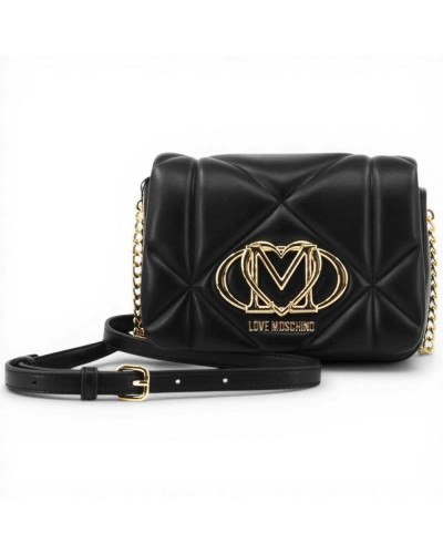 Love Moschino Borsa a tracolla Embossed Heart Donna Nero in
