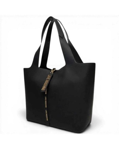 Love Moschino Bolso shopping Charm Mujer Negro en Piel sintética