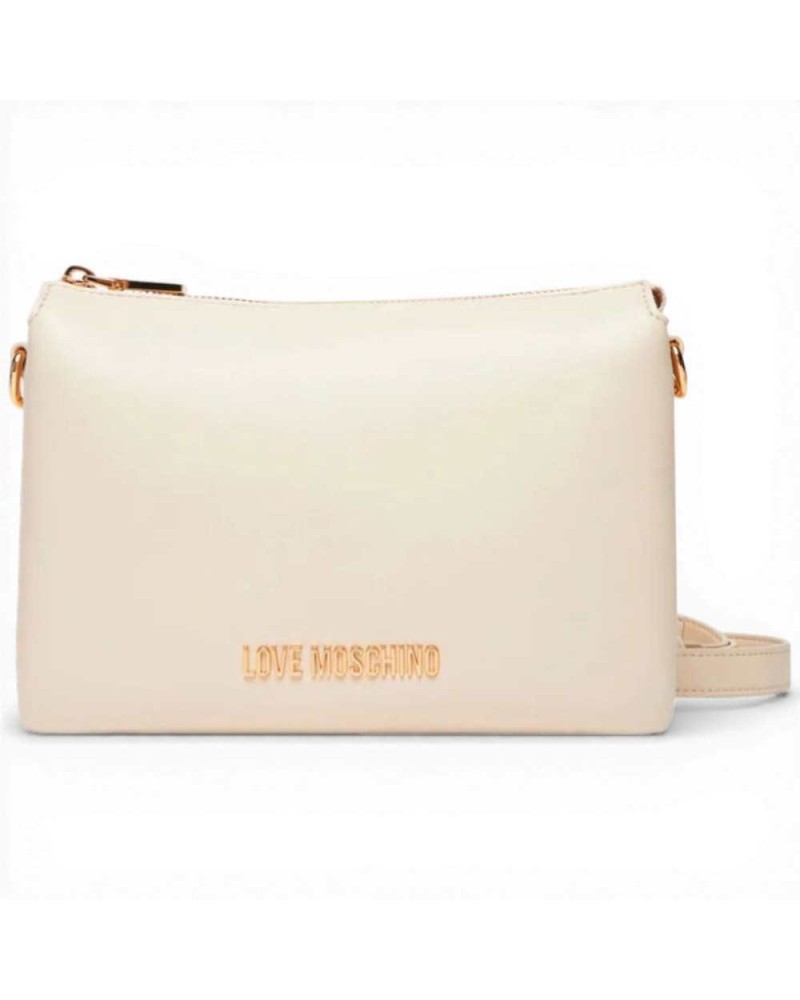 Love Moschino Logo Pearl Shopping Bag Damen Elfenbein aus