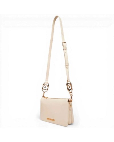 Love Moschino Logo Pearl Shopping Bag Damen Elfenbein aus