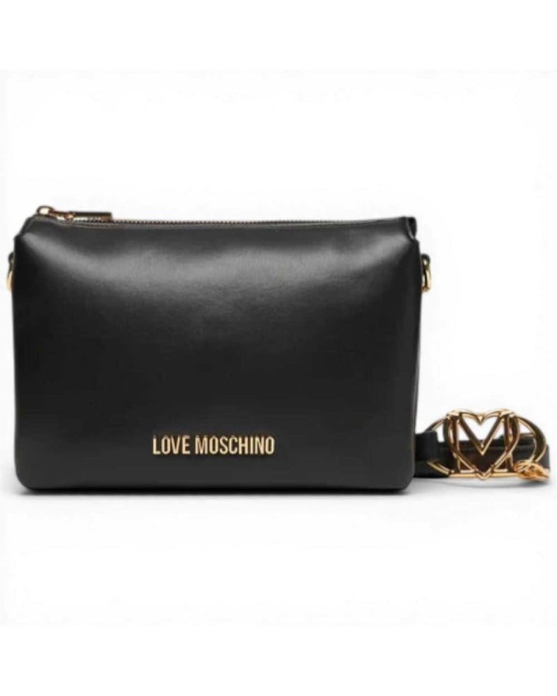 Love Moschino Logo Pearl Shopping Bag Damen Schwarz aus