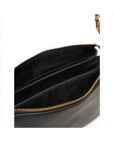 Love Moschino Logo Pearl Shopping Bag Damen Schwarz aus
