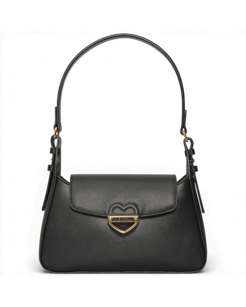 Love Moschino Borsa shopping Logo Zip Donna Nero in