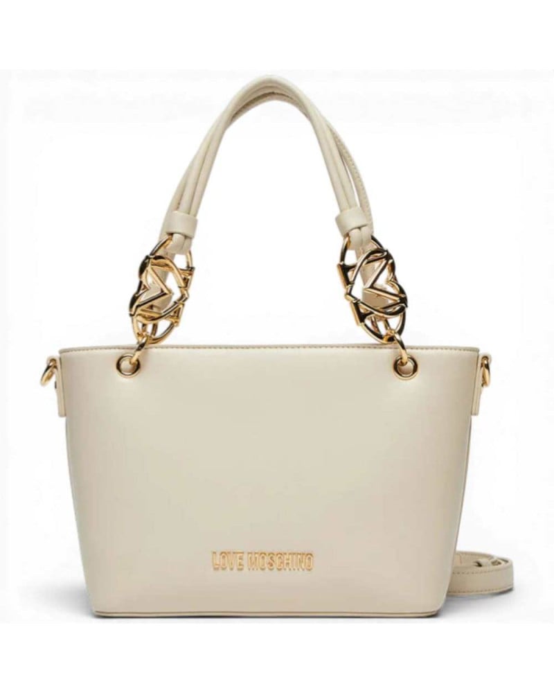 Love Moschino Jewel Handbag Women Ivory