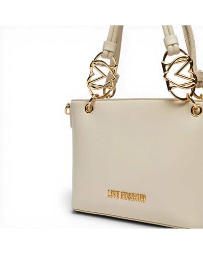 Love Moschino Jewel Handbag Women Ivory