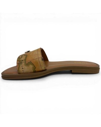 Alviero Martini 1 Classe Geo Classic Slippers Damen Natur