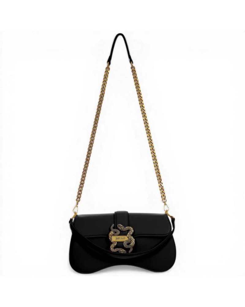Just cavalli Iconic Snakes Schultertasche Damen Schwarz aus