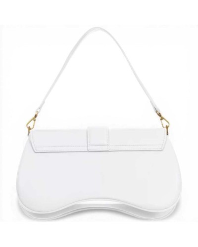 Just Cavalli Borsa a spalla Iconic Snakes Donna White in