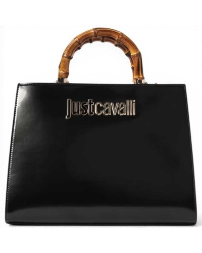 Just cavalli Bamboo Handtasche Damen Schwarz aus