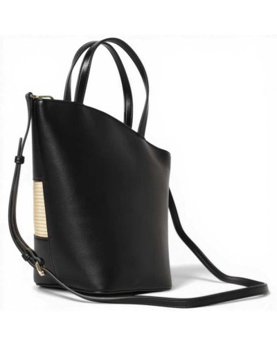 Just cavalli JC Block Straw Umhängetasche Damen Schwarz aus