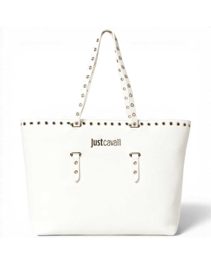 Just cavalli Bolso shopping JC Mini Eyelets Mujer Blanco en