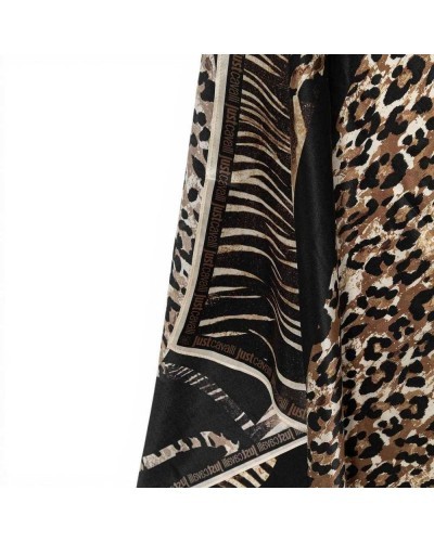 Just cavalli JC Print Seasonal Foulard Damen Animalier aus