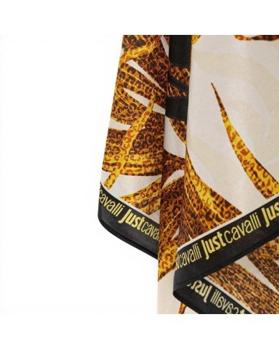 Just cavalli JC Print Seasonal Foulard Damen Gold aus