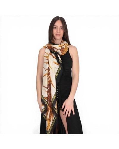 Just cavalli JC Print Seasonal Pashmina Damen Gold aus