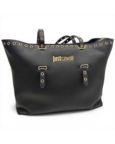 Just cavalli JC Mini Eyelets Shopping Bag Damen Schwarz aus