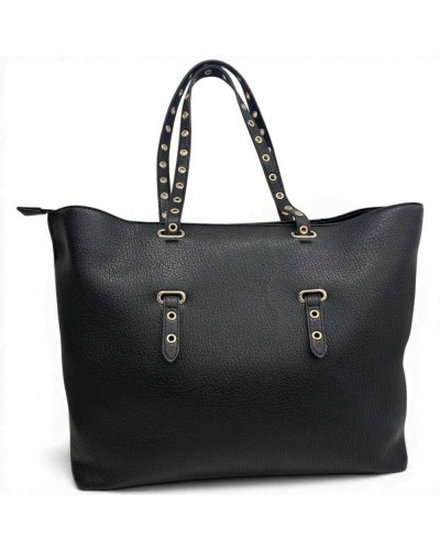 Just cavalli JC Mini Eyelets Shopping Bag Damen Schwarz aus