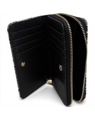Just cavalli Bamboo Wallet Women White/Black Python Faux