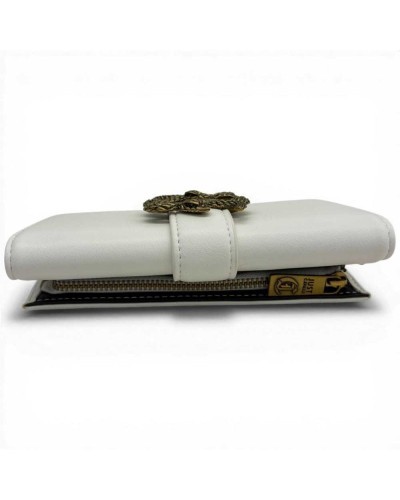 Just cavalli Iconic Snakes Wallet Women White Faux