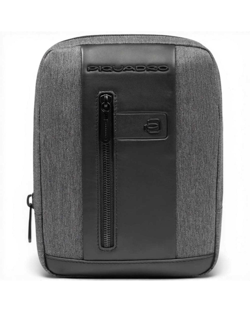 Piquadro BR2 Umhängetasche Herren Grün aus Recyceltem