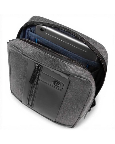 Piquadro BR2 Umhängetasche Herren Grün aus Recyceltem