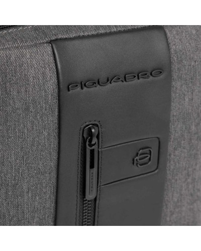 Piquadro BR2 Umhängetasche Herren Grün aus Recyceltem