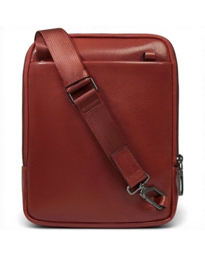 Piquadro Bandolera S141 Hombre Cuoio en Piel con Porta iPad