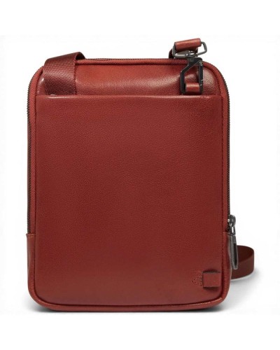 Piquadro Bandolera S141 Hombre Cuoio en Piel con Porta iPad
