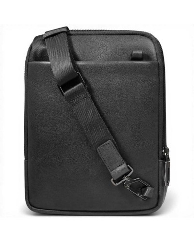 Piquadro Borsello S141 Uomo Nero in Pelle con Porta iPad