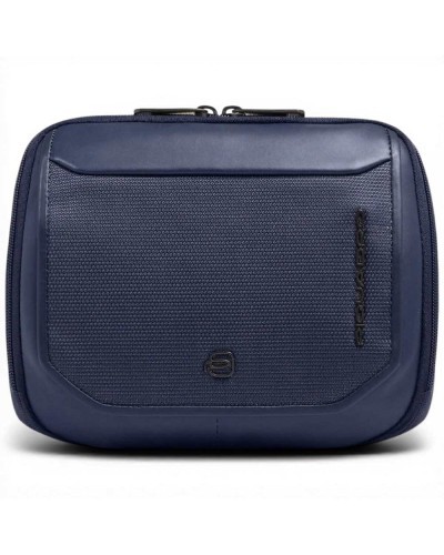 Piquadro S143 Umhängetasche Unisex Blau aus Leder und