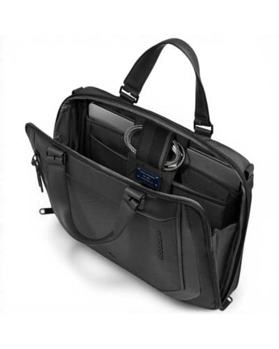 Piquadro S143 Aktentasche Unisex Schwarz aus Leder und